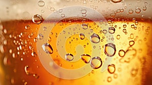 bubble fresh beer drink close