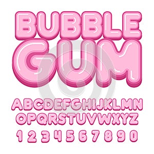 Bubble Gum font