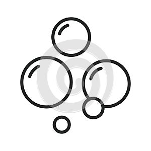 bubble icon vector design illustration isolated white baground