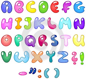 Bubble letters