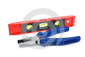 Bubble level tool and pliers