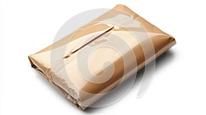 Bubble Mailer Packing Isolated on White Background