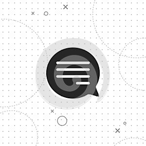 Bubble message, message, vector best flat icon