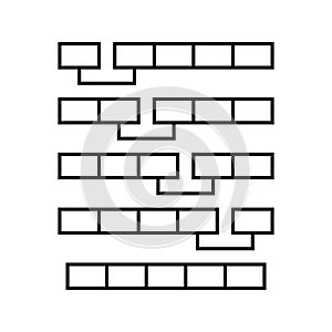 bubble sort algorithm line icon vector illustration