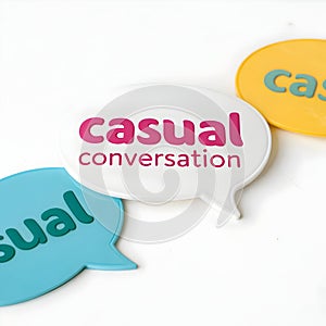 Bubble speech chatting isolated on white