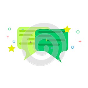 Bubble speech cloud vector communication icon comic message. Cartoon illustration speech cloud talk symbol. Bubble chat sign