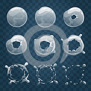 Bubble sprite animation