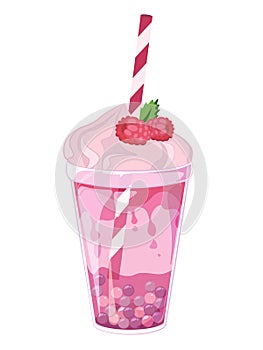 Bubble tea. Vector