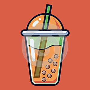 Bubble Tea vector illustration and artwork