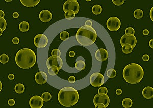Bubble textured green background design pattern wallpaper