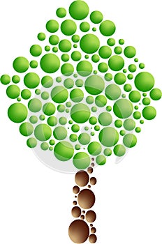 Bubble tree icon