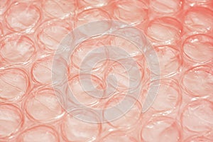 Bubble wrap close up