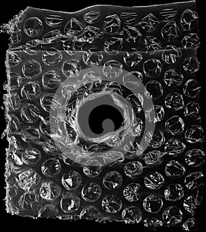 Bubble Wrap Packaging Texture. Industrial overlay background