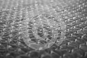 Bubble Wrap Texture. Close-up of bubble wrap, emphasizing protective packaging