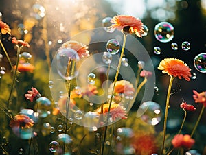 bubbles background