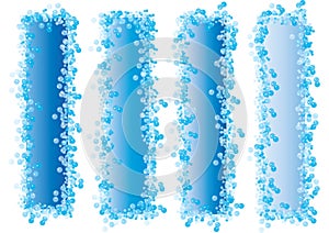 Bubbles banners - vector