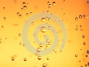 Bubbles in a beer photo