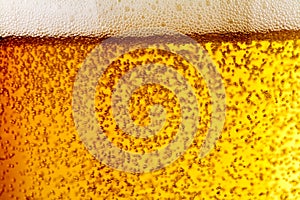 Bubbles of beer