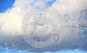 Bubbles bubble background modern simple abstract design with copyspace