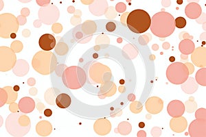 Bubbles Circle Dots Unique Orange Bright Background Wallpaper