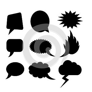 bubbles communication vector icon for messages conversation