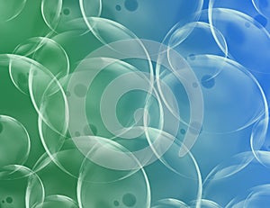 Multiple bubbles in background