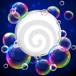 Bubbles frame