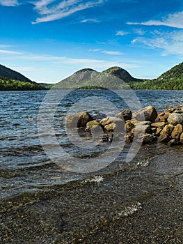 The Bubbles and Jordan Pond, Acadia National Park, Maine