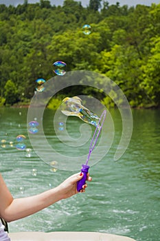 Bubbles at Norris Lake