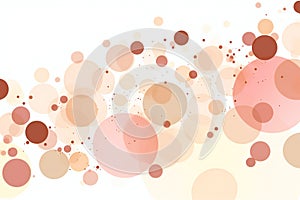 Bubbles Unique Orange Bright Background,  Circles Wallpaper