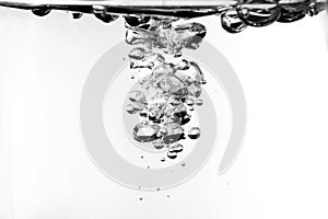 Bubbles in Water or silver