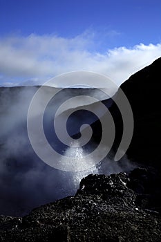 Bubbling spring at Deildartunguhver