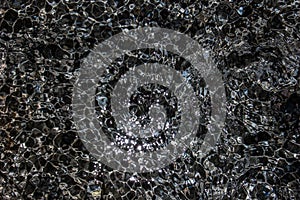 Bubbling spring water close-up.