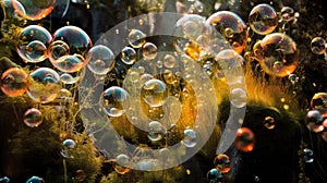 Bubbling Symphony: A Kaleidoscope of Soap Bubbles