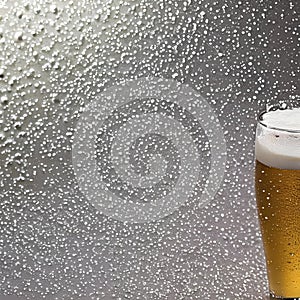 A bubbly and frothing texture with frothy beer and bubbly soap2, Generative AI