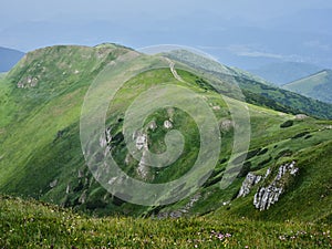 Bublen mountain in Mala Fatra, Slovakia