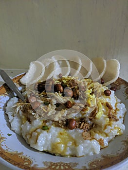 Bubur ayam indonesia food