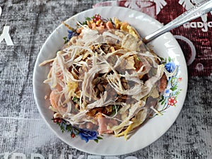 Bubur Ayam ( Indonesian Chicken Congee)