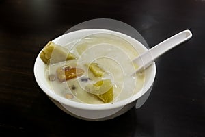 Bubur Cha cha is popular nyonya dessert among Malaysian food