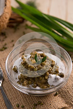 Bubur kacang hijau or mung beans porridge