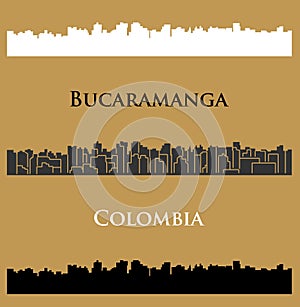 Bucaramanga, Colombia city silhouette photo