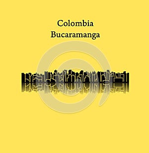 Bucaramanga, Colombia city silhouette photo