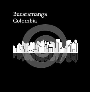 Bucaramanga, Colombia city silhouette photo