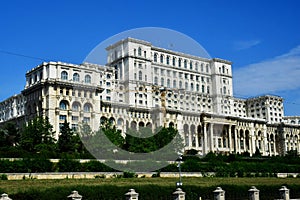 Bucarest, Romania - july 2 2023 : Parliament Palace