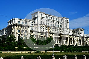 Bucarest, Romania - july 2 2023 : Parliament Palace photo