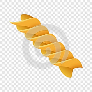 Bucati pasta icon, realistic style