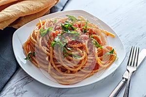 Bucatini All` Amatriciana