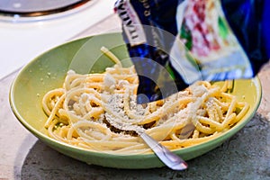 Bucatini pasta