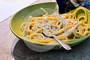 Bucatini pasta