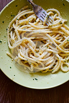 Bucatini pasta